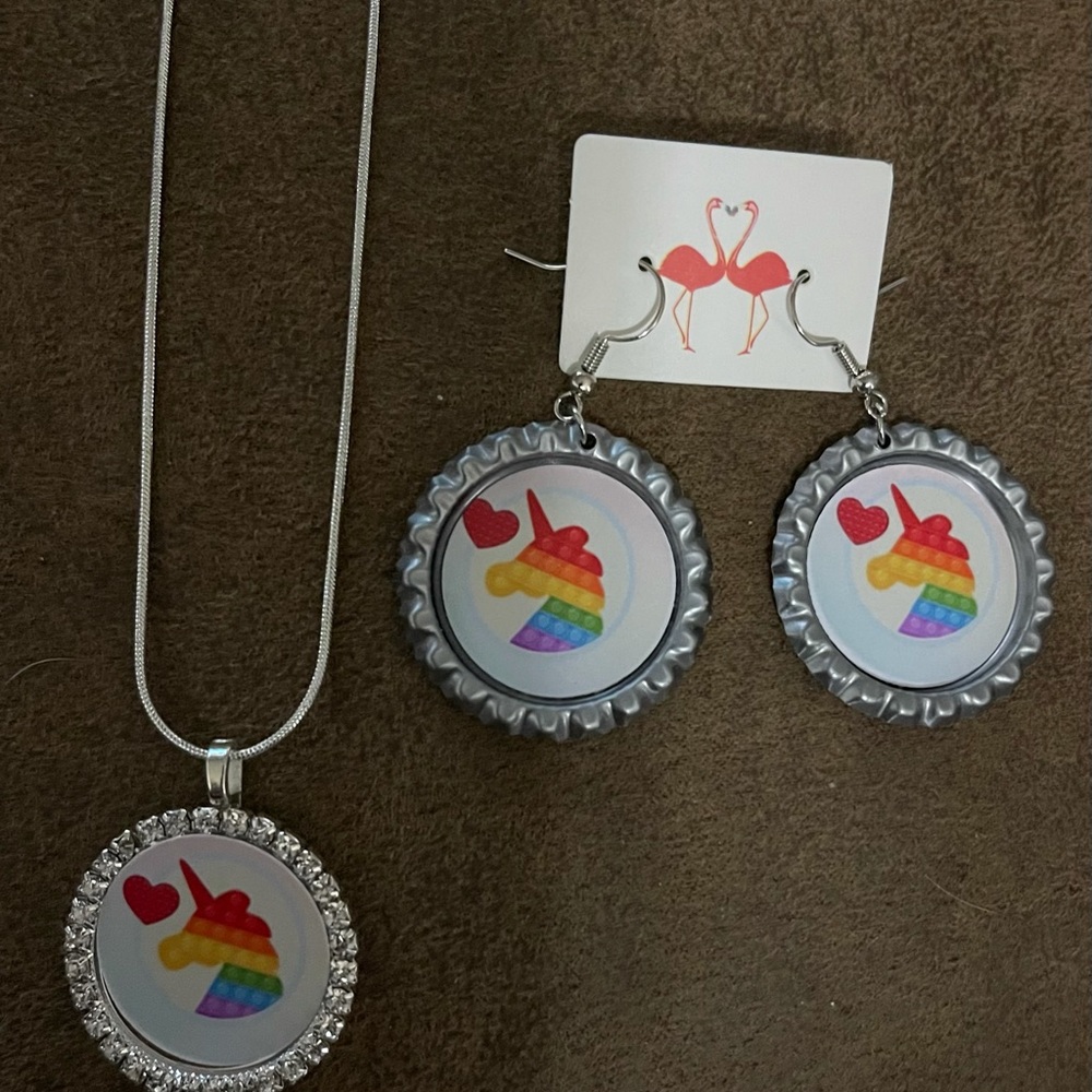 Unicorn Fidget Jewelry Set